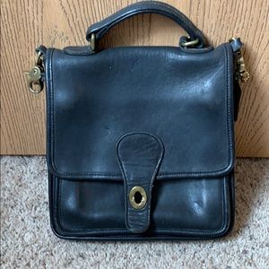 Authentic navy coach purse